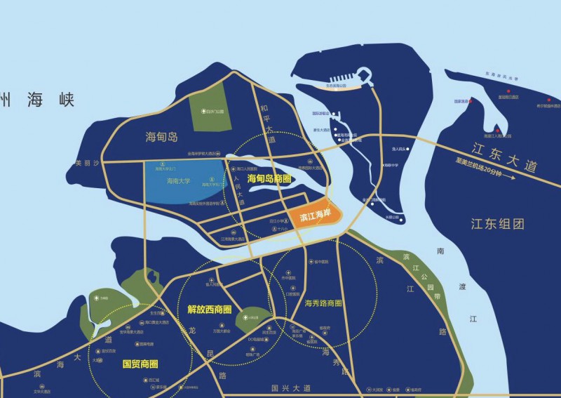 碧桂园滨江海岸交通图 